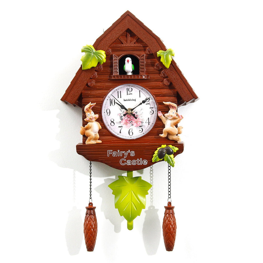 Modern Quartz Clock Bird Home Living Room Hanging Wall Clocks Decoration Image 1