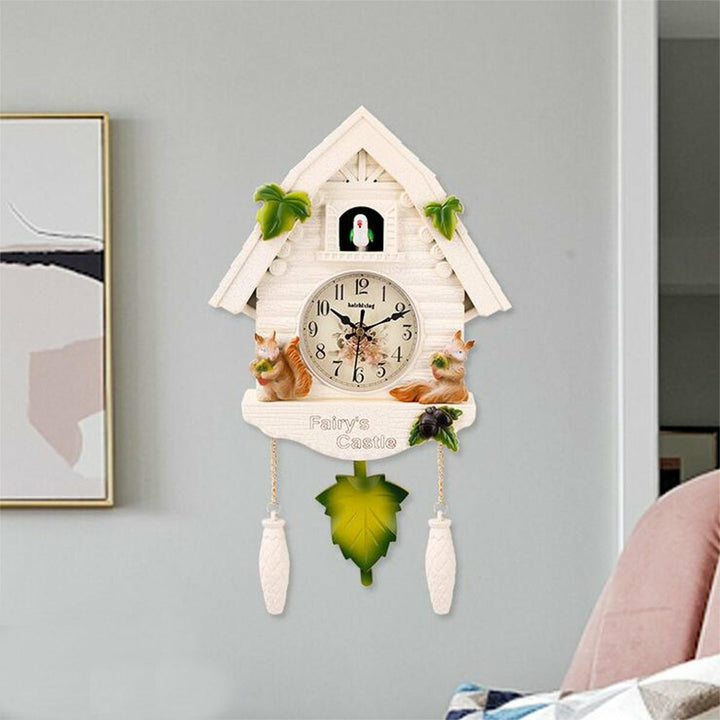 Modern Quartz Clock Bird Home Living Room Hanging Wall Clocks Decoration Image 3