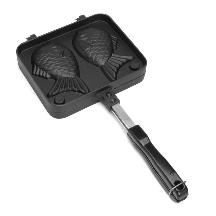 Non-stick Taiyaki Fish Shaped Waffle Frying Pan Maker Home Food Cooking Baking Mold Waffle Maker Image 8