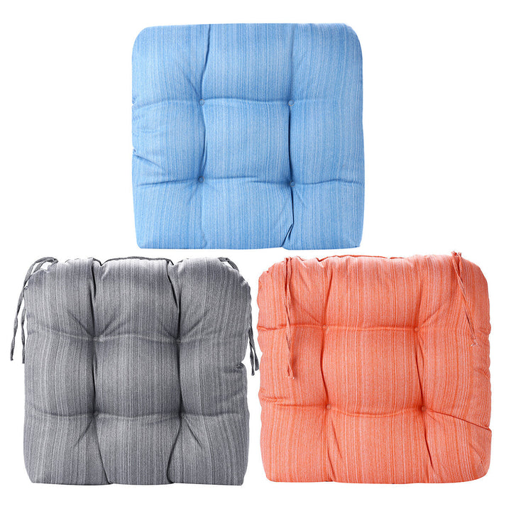 Outdoor Chair Cushion Waterproof Sofa Padded Cushion PP Cotton with Bandage Home Office Student Seat Supplies Image 2