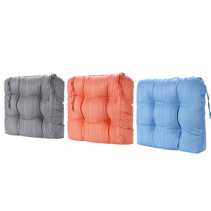 Outdoor Chair Cushion Waterproof Sofa Padded Cushion PP Cotton with Bandage Home Office Student Seat Supplies Image 3