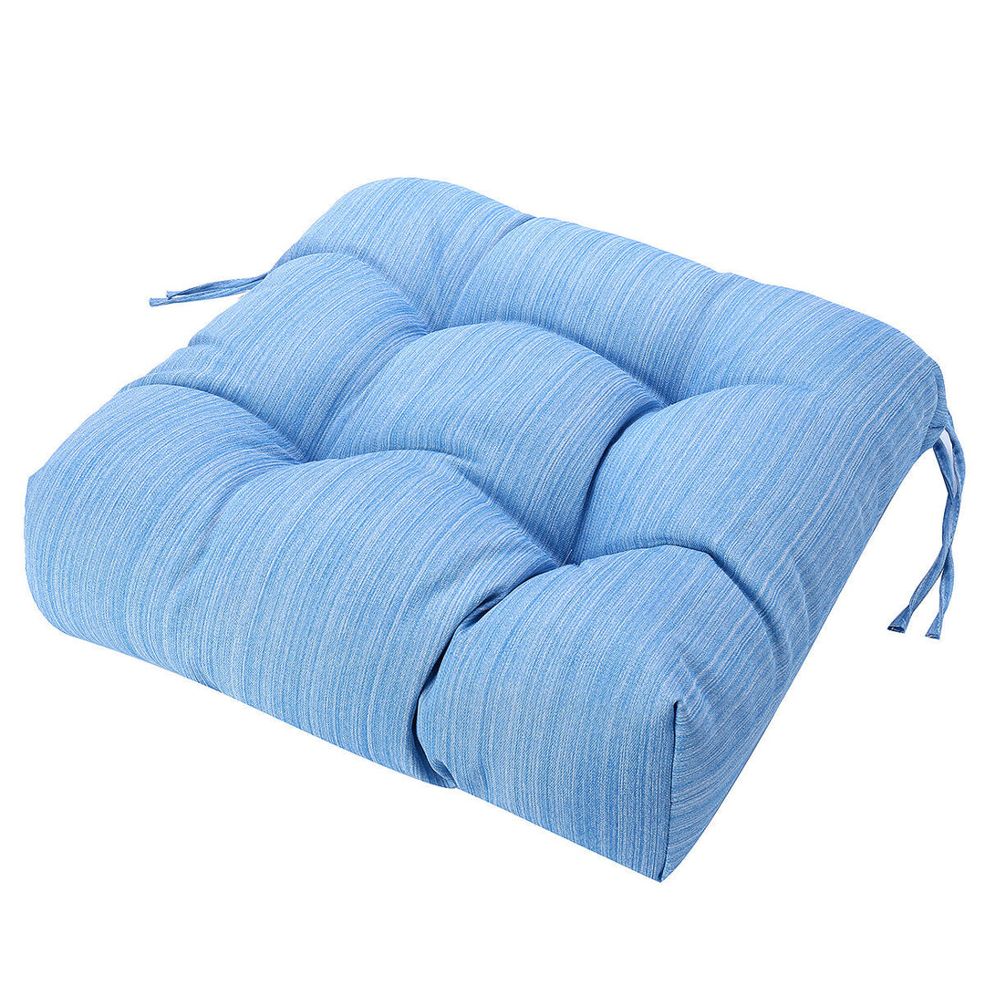 Outdoor Chair Cushion Waterproof Sofa Padded Cushion PP Cotton with Bandage Home Office Student Seat Supplies Image 5