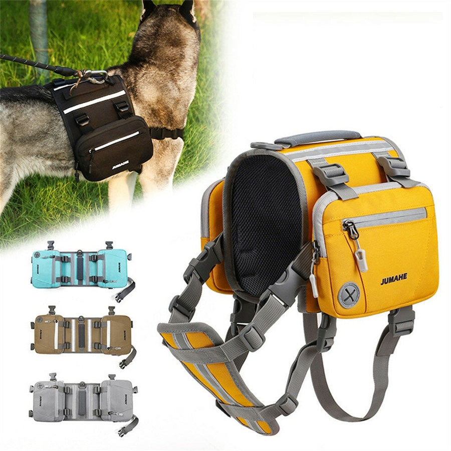 Outdoor Large Dog Bag Carrier Backpack Night Reflection Bags Camouflage Big Dog Travel Carriers for Hiking Image 1