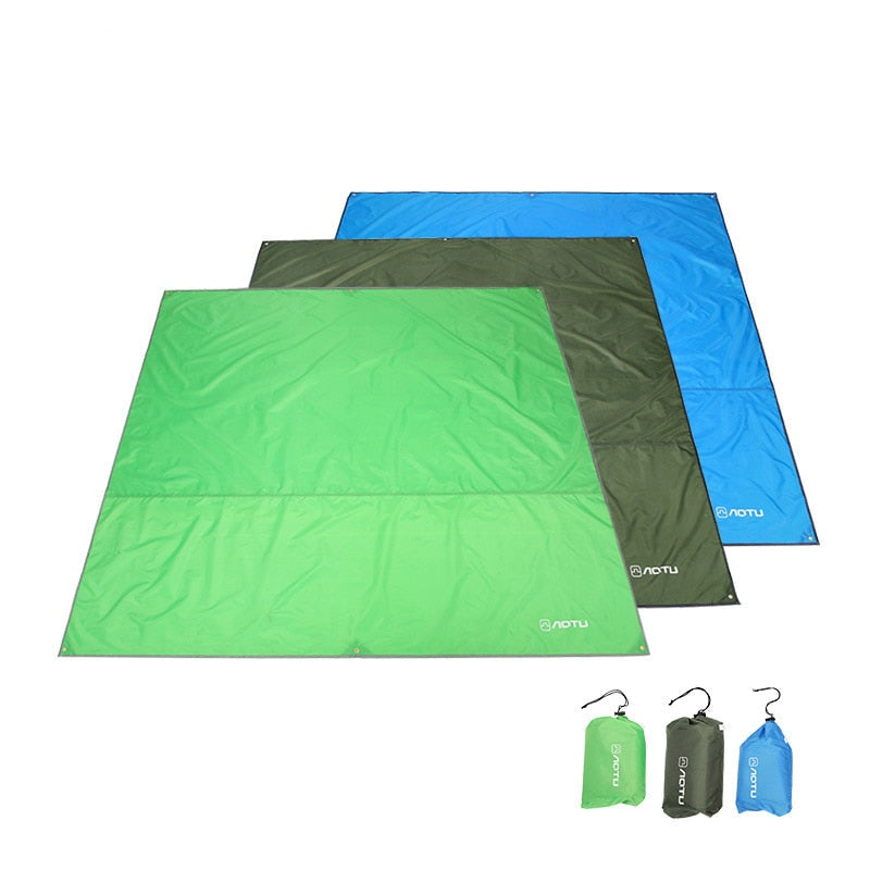 Outdoor Mat Lightweight Waterproof Oxford Cloth Multi-functional Sun Shelter Tarp Blanket Camping Picnic Hiking Barbecue Image 1