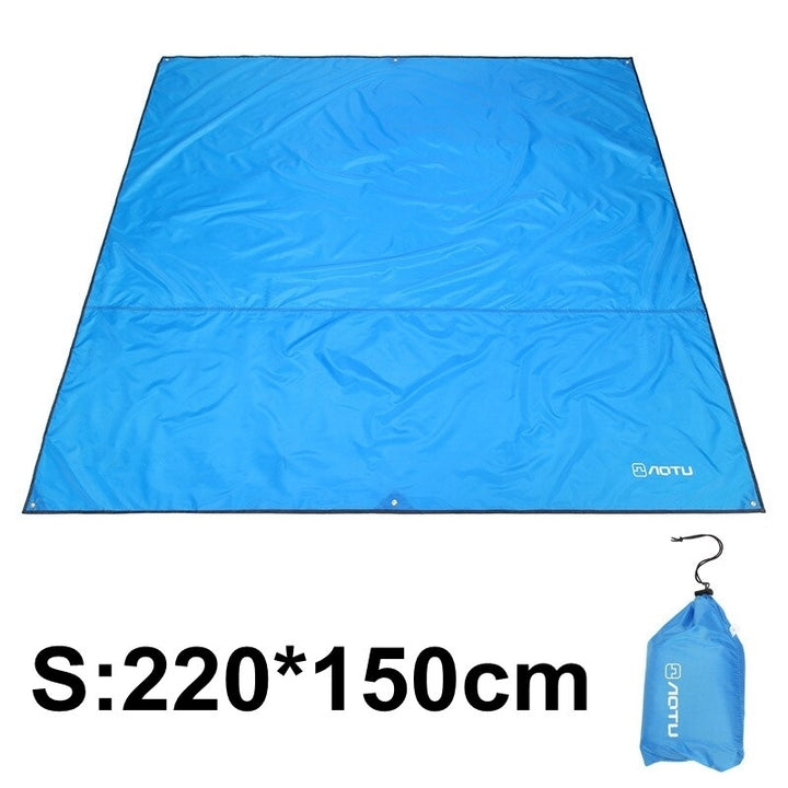 Outdoor Mat Lightweight Waterproof Oxford Cloth Multi-functional Sun Shelter Tarp Blanket Camping Picnic Hiking Barbecue Image 5