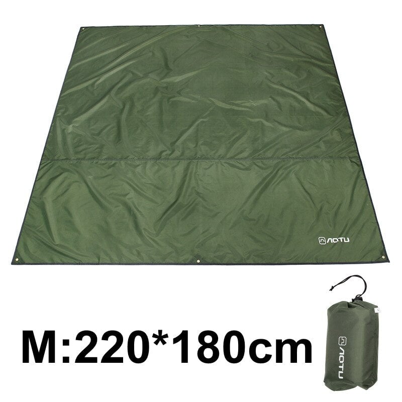 Outdoor Mat Lightweight Waterproof Oxford Cloth Multi-functional Sun Shelter Tarp Blanket Camping Picnic Hiking Barbecue Image 6