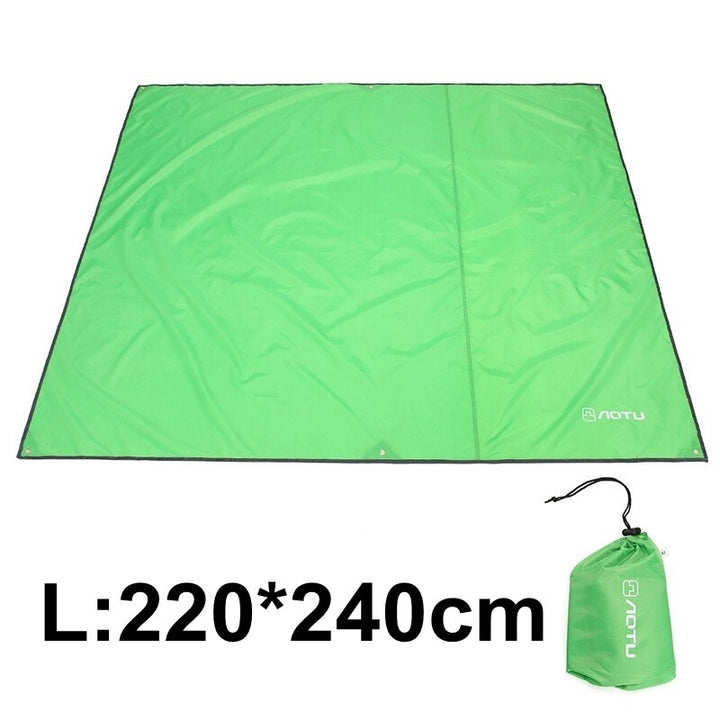 Outdoor Mat Lightweight Waterproof Oxford Cloth Multi-functional Sun Shelter Tarp Blanket Camping Picnic Hiking Barbecue Image 7