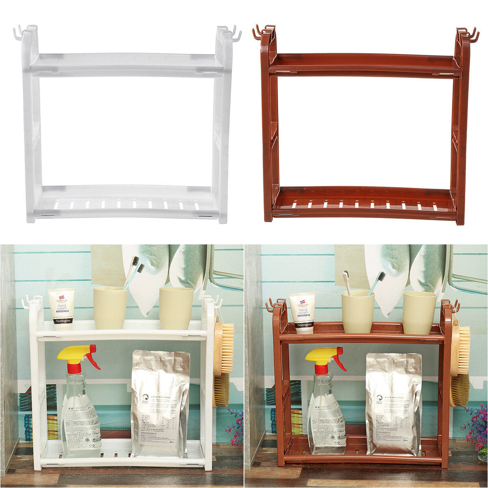 Multi-functional Dtorage Rack Creative Kitchen Dtorage Rack Kitchen Utensils Rack with Guardrail Image 2