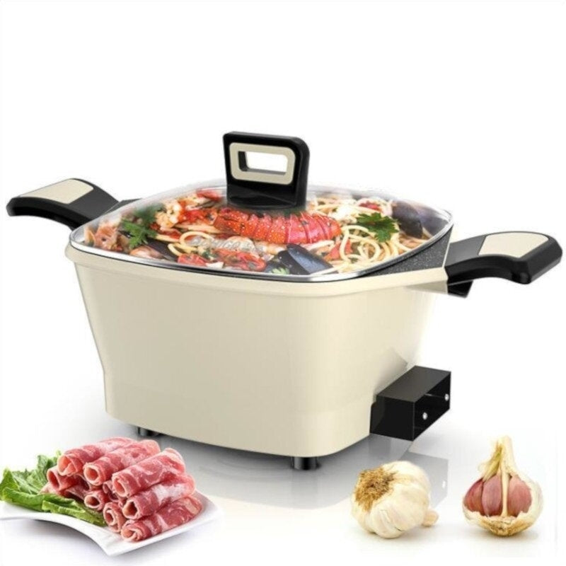 Multi-functional Electric Hot Pot 800W Non-Stick Pot Heating Pan Soup Pot Image 1