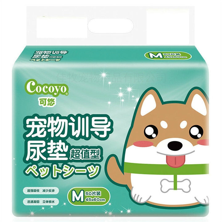 Non-woven Fabric Wood Pulp Pet Training Diaper Water Proof Strong Absorption Instant Solidification Image 1