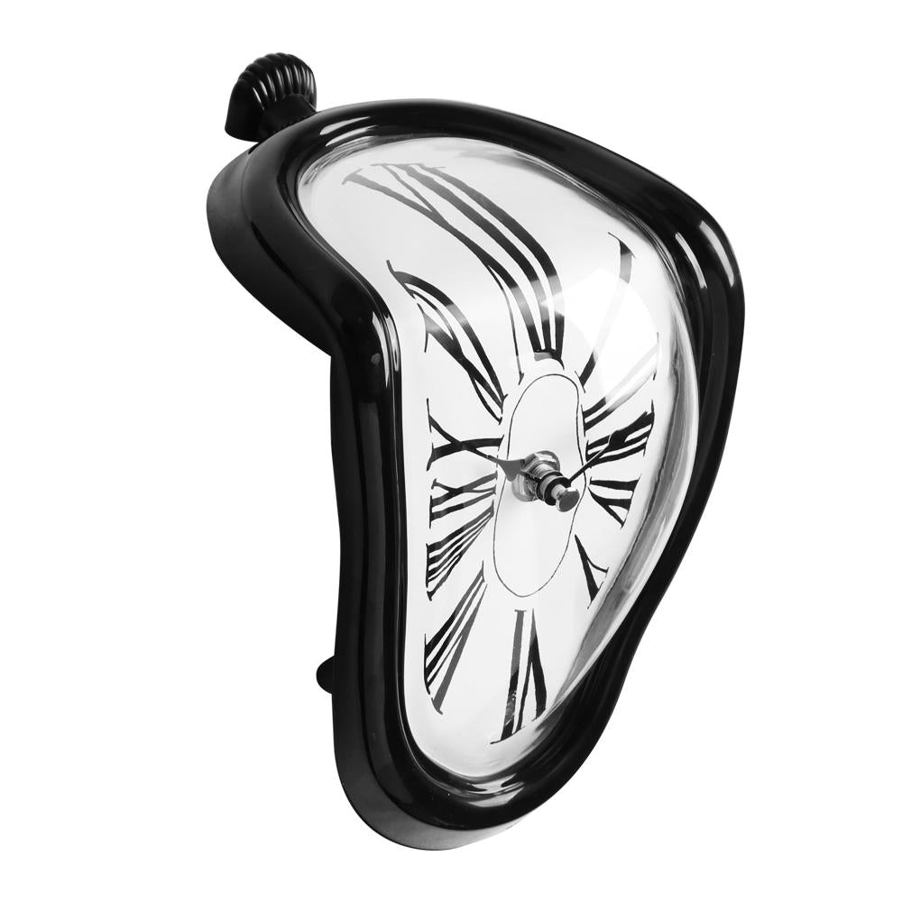 Novel Surreal Melting Distorted Wall Clock Surrealist Salvador Dali Style Wall Clock Amazing Home Decoration Gift Image 7