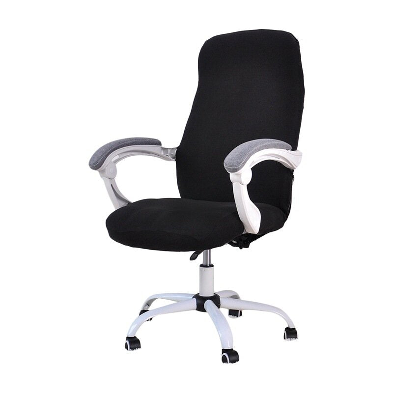 Office Chair Cover Computer Chair Water Resistant Jacquard Office Chair Slipcover Elastic for Home Armchair Image 1