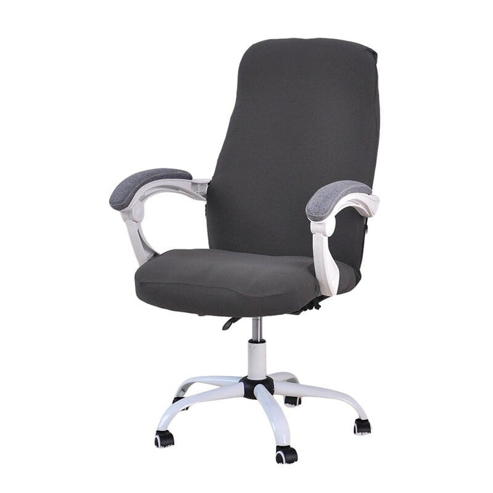 Office Chair Cover Computer Chair Water Resistant Jacquard Office Chair Slipcover Elastic for Home Armchair Image 2