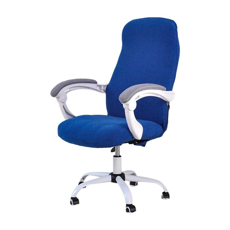 Office Chair Cover Computer Chair Water Resistant Jacquard Office Chair Slipcover Elastic for Home Armchair Image 3