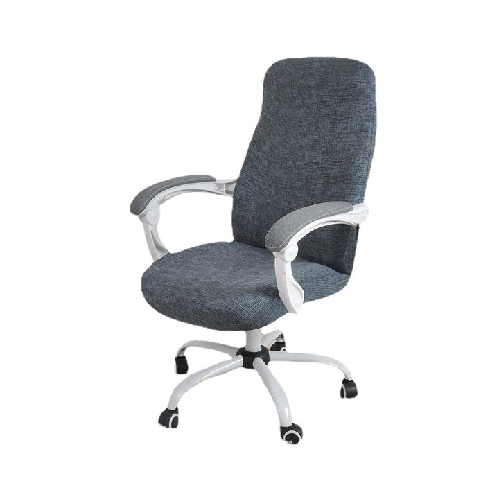 Office Chair Cover Computer Chair Water Resistant Jacquard Office Chair Slipcover Elastic for Home Armchair Image 5