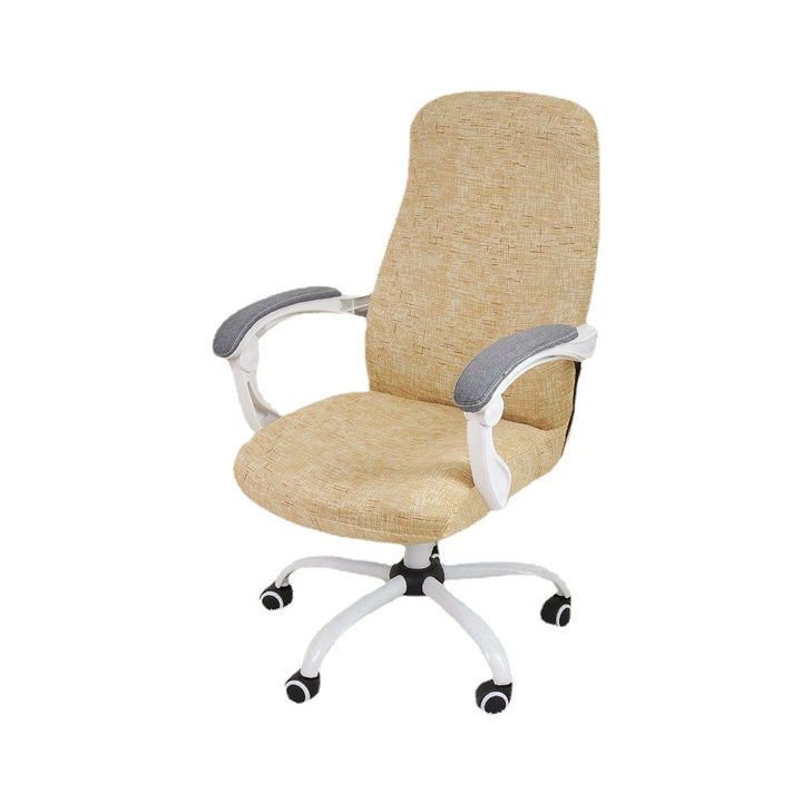 Office Chair Cover Computer Chair Water Resistant Jacquard Office Chair Slipcover Elastic for Home Armchair Image 6