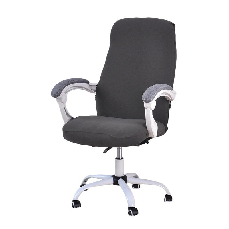 Office Chair Cover Computer Chair Water Resistant Jacquard Office Chair Slipcover Elastic for Home Armchair Image 8