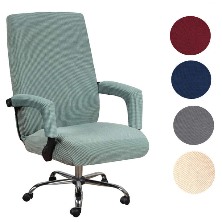 Office Chair Cover Modern Anti-dirty Rotating Chair Seat Case Removable Thickened With Armrest Covers Image 1