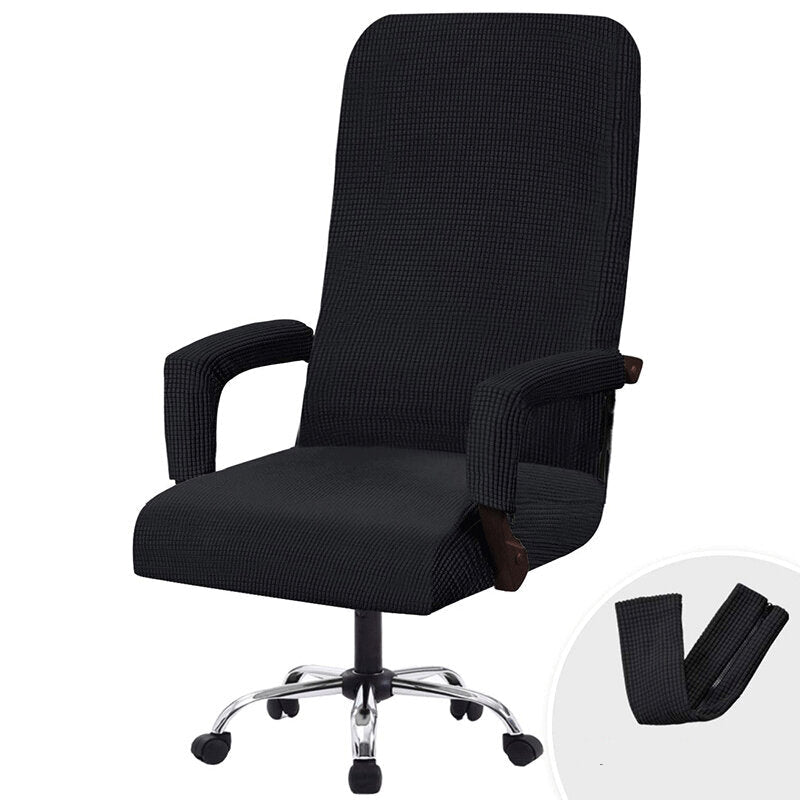 Office Chair Cover Modern Anti-dirty Rotating Chair Seat Case Removable Thickened With Armrest Covers Image 2