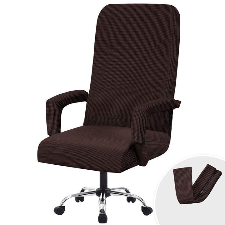 Office Chair Cover Modern Anti-dirty Rotating Chair Seat Case Removable Thickened With Armrest Covers Image 3