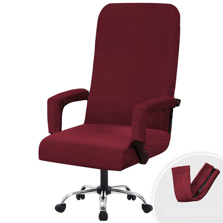 Office Chair Cover Modern Anti-dirty Rotating Chair Seat Case Removable Thickened With Armrest Covers Image 5