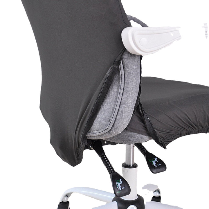 Office Chair Cover Universal Stretch Desk Chair Cover Computer Chair Slipcovers Non Slip Thick Gaming Chair Covers Image 2