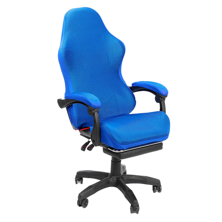 Office Swivel Computer Gaming Chair Cover Washable Stretch Armchair Seat Slipcover Polyester Covers for Reclining Gaming Image 1