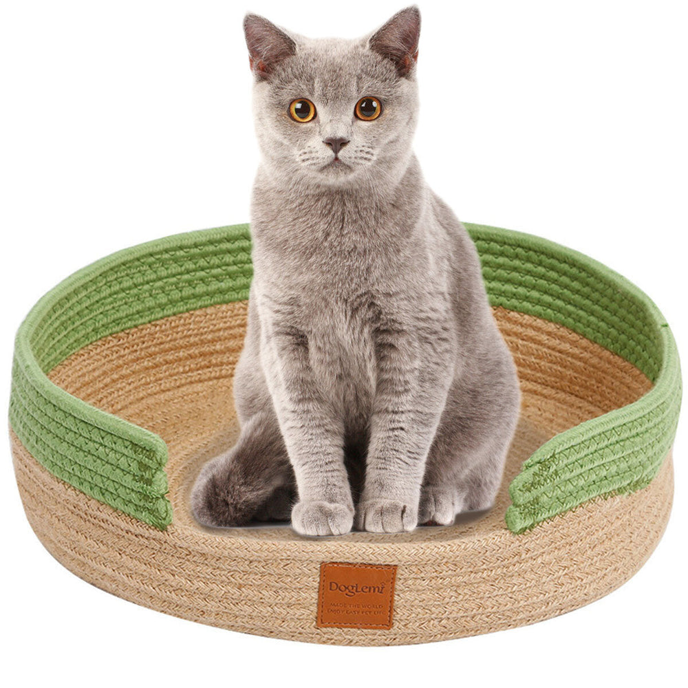 Natural Cotton Pet Cat Cave Beds House For Cats Small Pets Scratching Bed Image 2