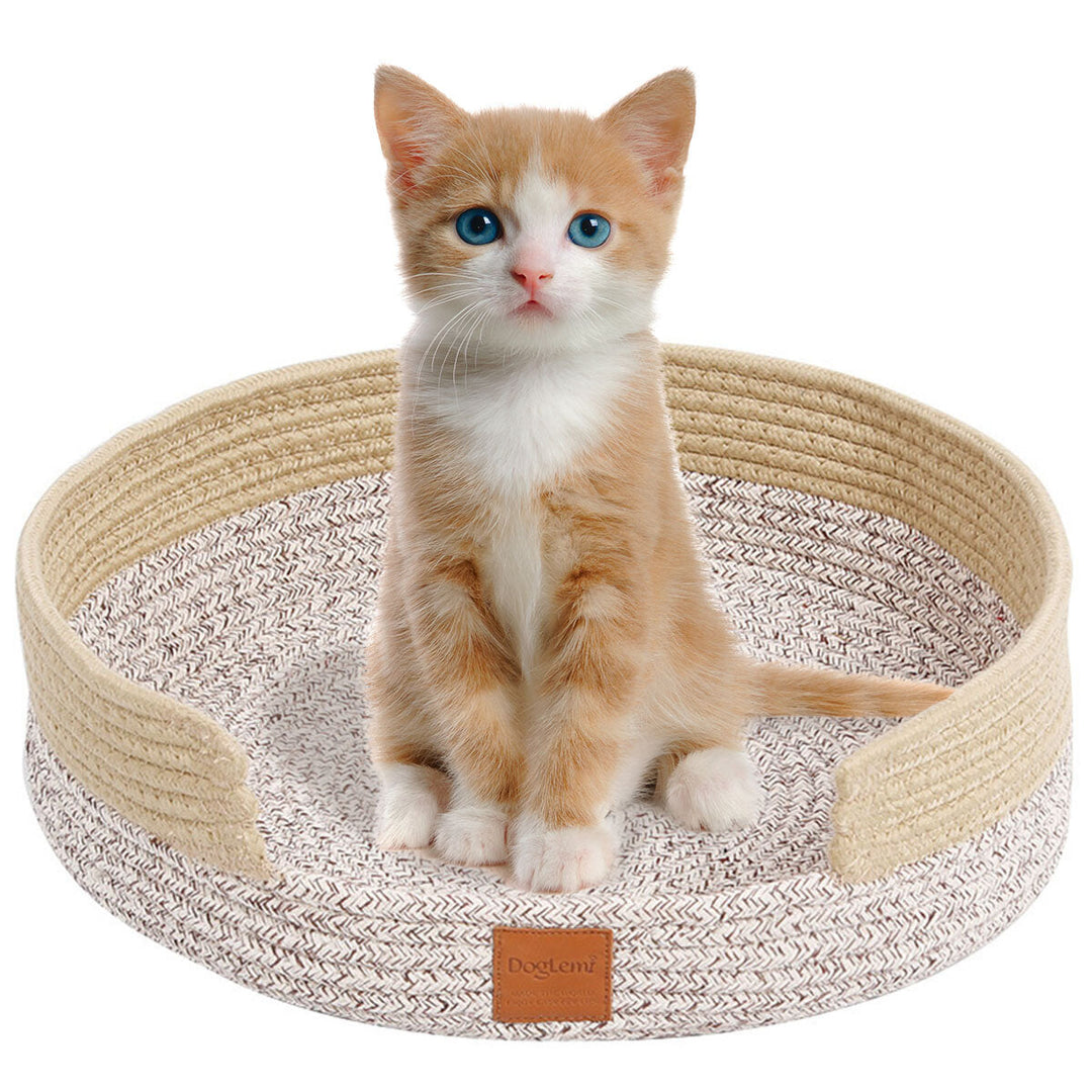 Natural Cotton Pet Cat Cave Beds House For Cats Small Pets Scratching Bed Image 3