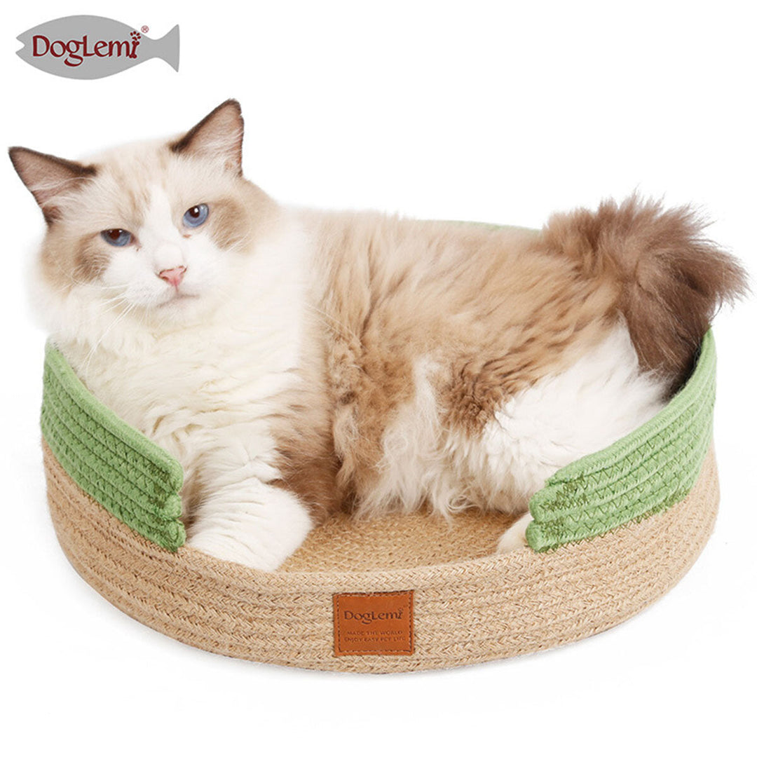 Natural Cotton Pet Cat Cave Beds House For Cats Small Pets Scratching Bed Image 4