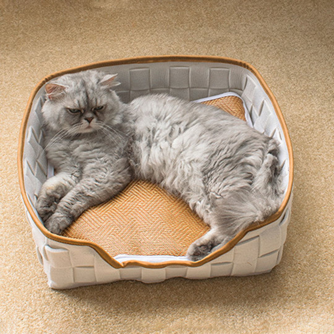 Natural Felt Pet Cat Cave Beds Nest House For Cats Small Dogs Pets Supplies Image 6