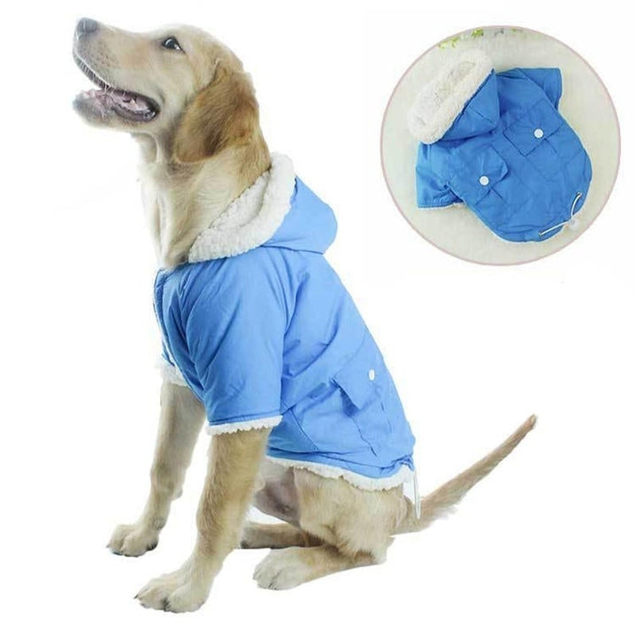 Dog Clothes Autumn And Winter Plus Velvet Winter Warm Pet T-shirt Image 1