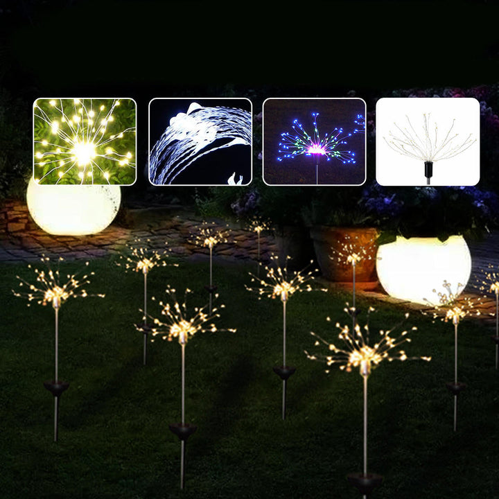 Outdoor 3V DIY Lawn Lamp 90/120/150 LED Solar Light Yard Garden Landscape Decor Image 10