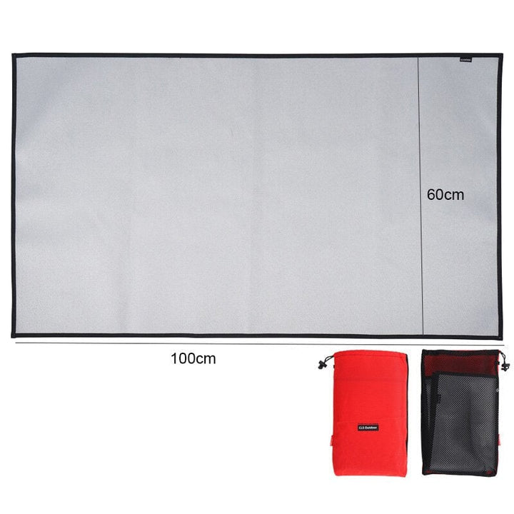 Outdoor Camping Fireproof Cloth Heat Insulation Pad Flame Retardant Cloth Portable BBQ Picnic Mat High Temperature Image 11