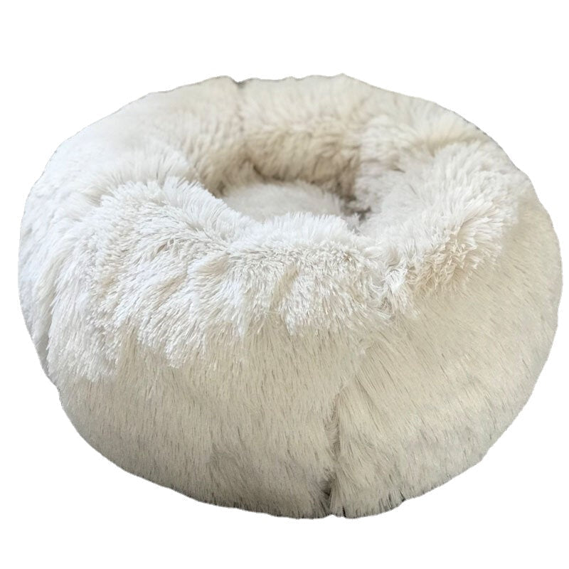 Multicolor Cat/Dog Pet Bed Super Soft Warm Round Depth Super Cute Kennel Image 5