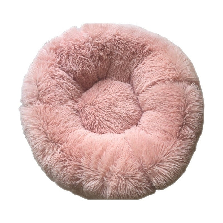 Multicolor Cat/Dog Pet Bed Super Soft Warm Round Depth Super Cute Kennel Image 6