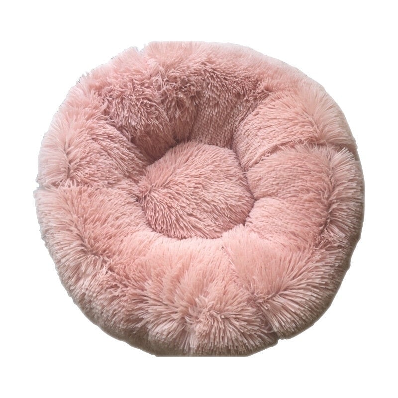 Multicolor Cat/Dog Pet Bed Super Soft Warm Round Depth Super Cute Kennel Image 1