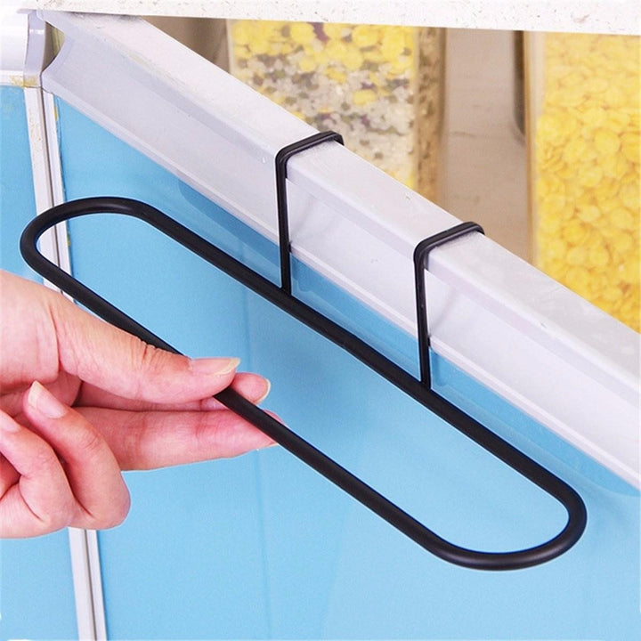 Multipurpose Towel Rack Seamless Free Nail Cloth Rack Bathroom Hangers Hook Image 3