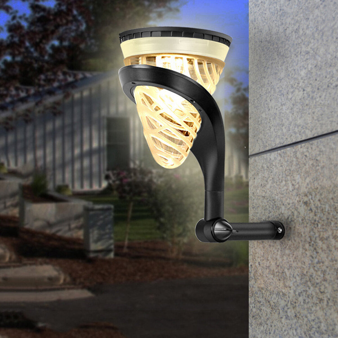 Mutifunction LED Solar PoweredOutdoor Wall Light Waterproof Colorful Garden Lawn Ground Path Lamp Hanging Decotation Image 5