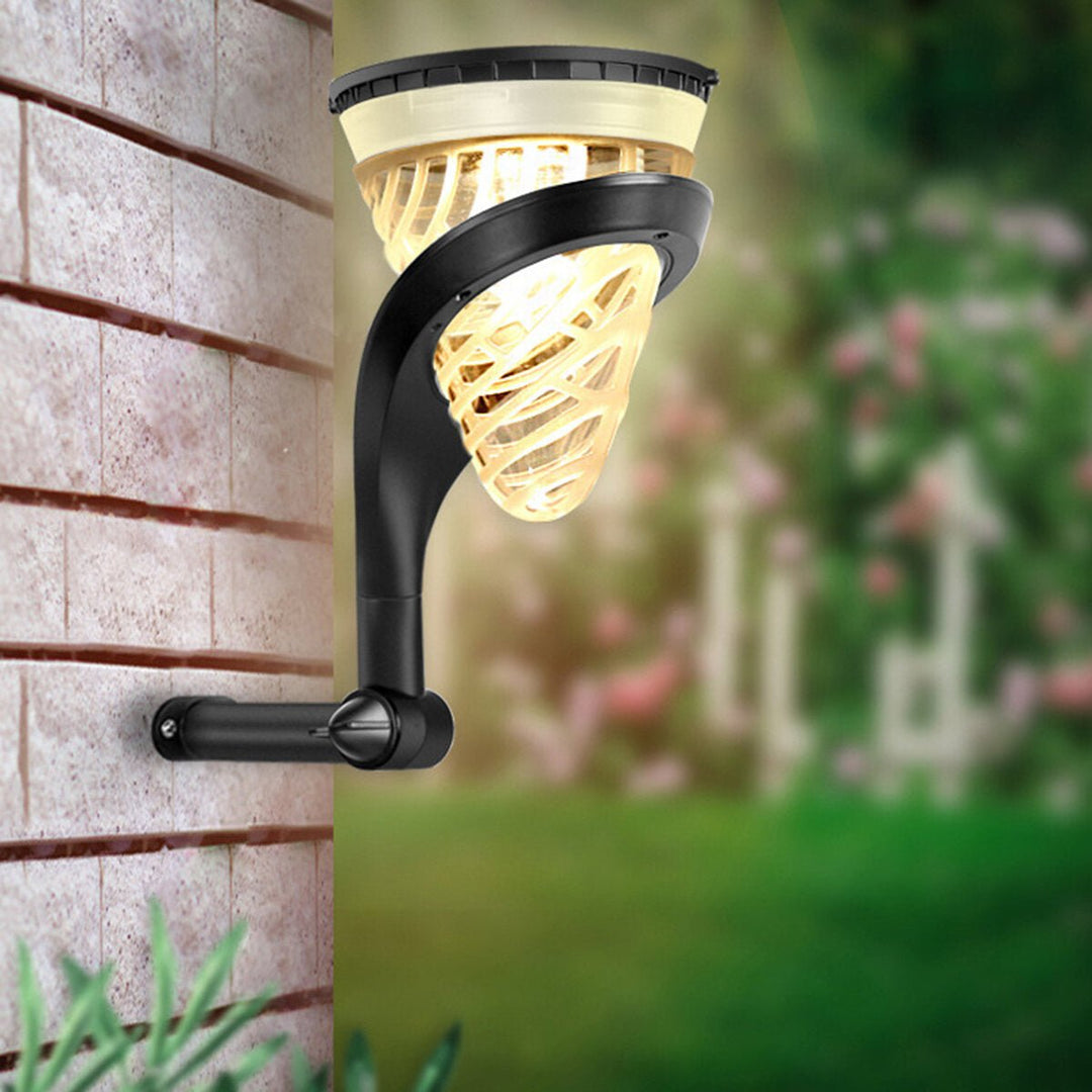 Mutifunction LED Solar PoweredOutdoor Wall Light Waterproof Colorful Garden Lawn Ground Path Lamp Hanging Decotation Image 6