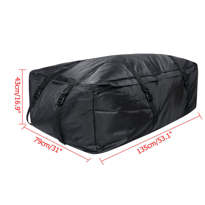 Oxford Cloth Car Roof Bag Travel Car Top Rack Bag Waterproof Luggage Cargo Carrier Bag Outdoor Camping Image 7