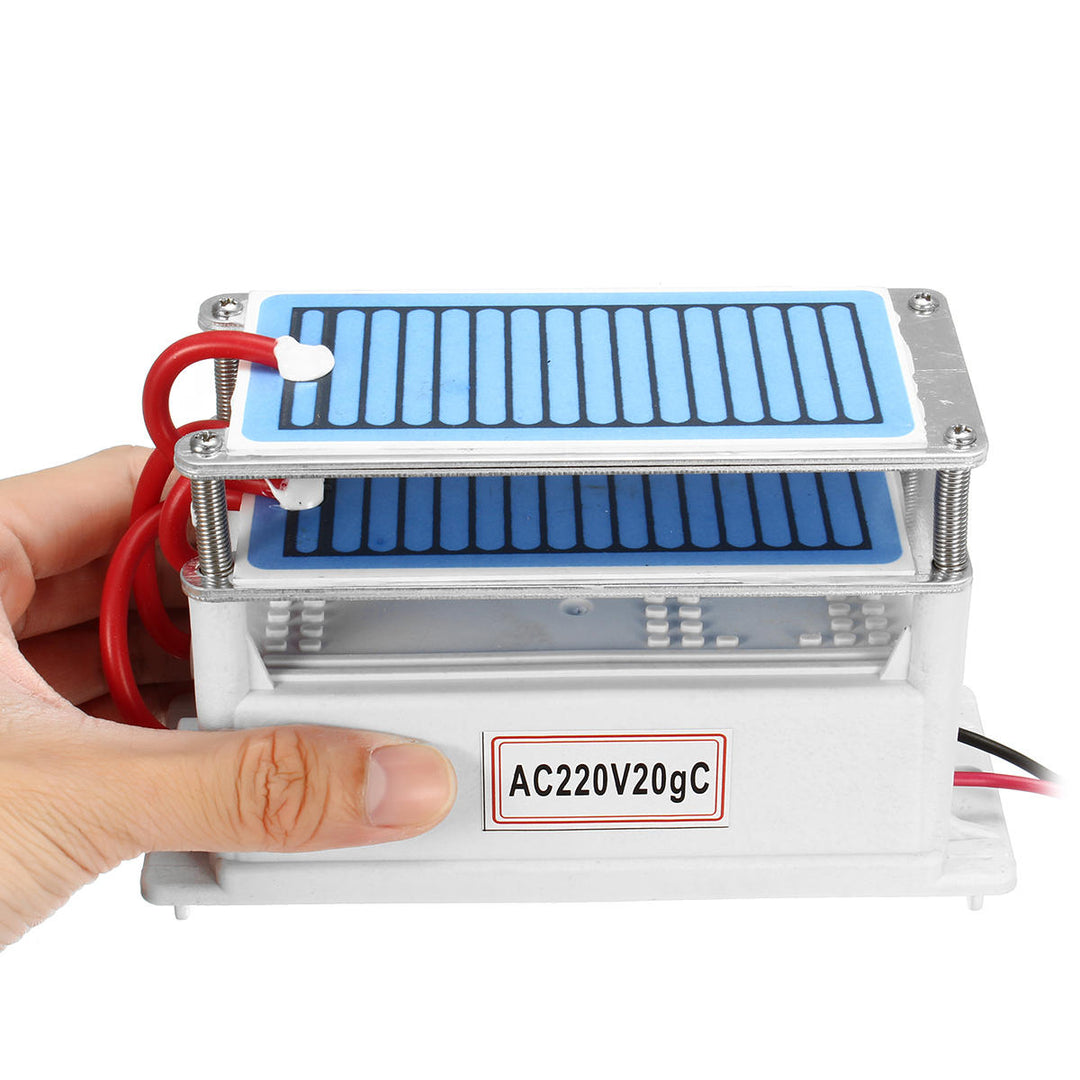 Ozone Generator 220V 20G/H Double Ceramic Plate Ozonizer Water Disinfection Treatment Air Purifier Image 4