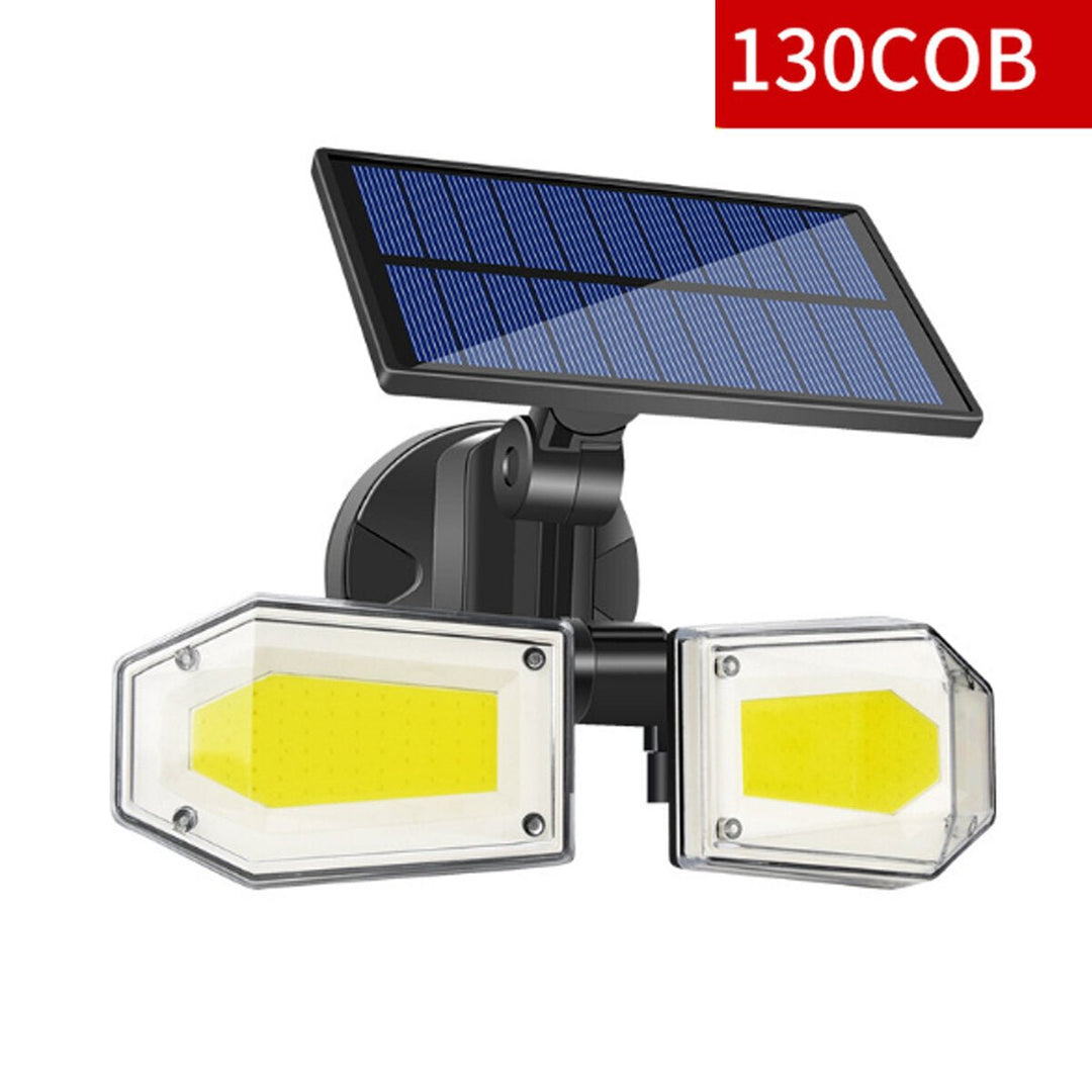 Outdoor Motion Sensor LED Solar Light 78LED/130COB Three Modes Waterproof Security Wall Lamp for Garden Street Image 7