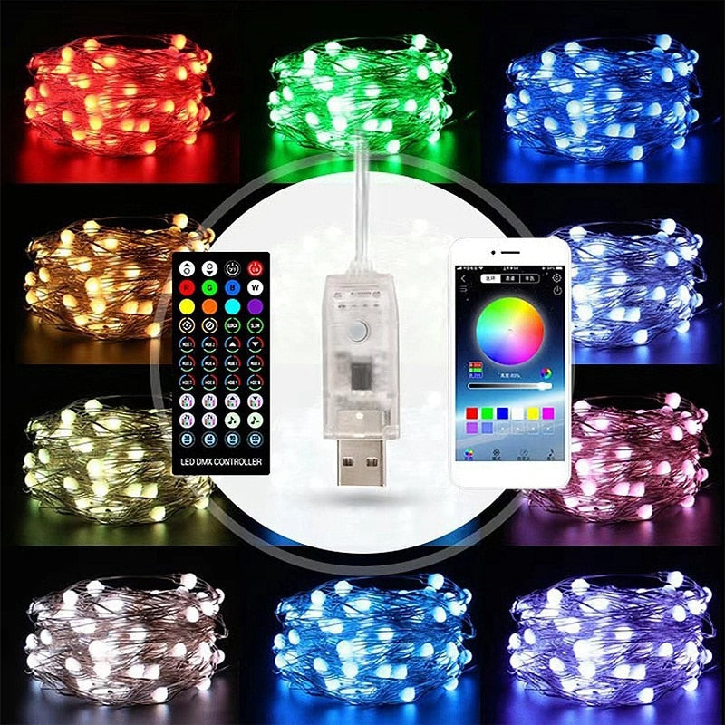 Outdoor Rope Lights LED Color Changing Tube String Strip Lighting Waterproof for Bedroom Gardens Camping Christmas Image 2