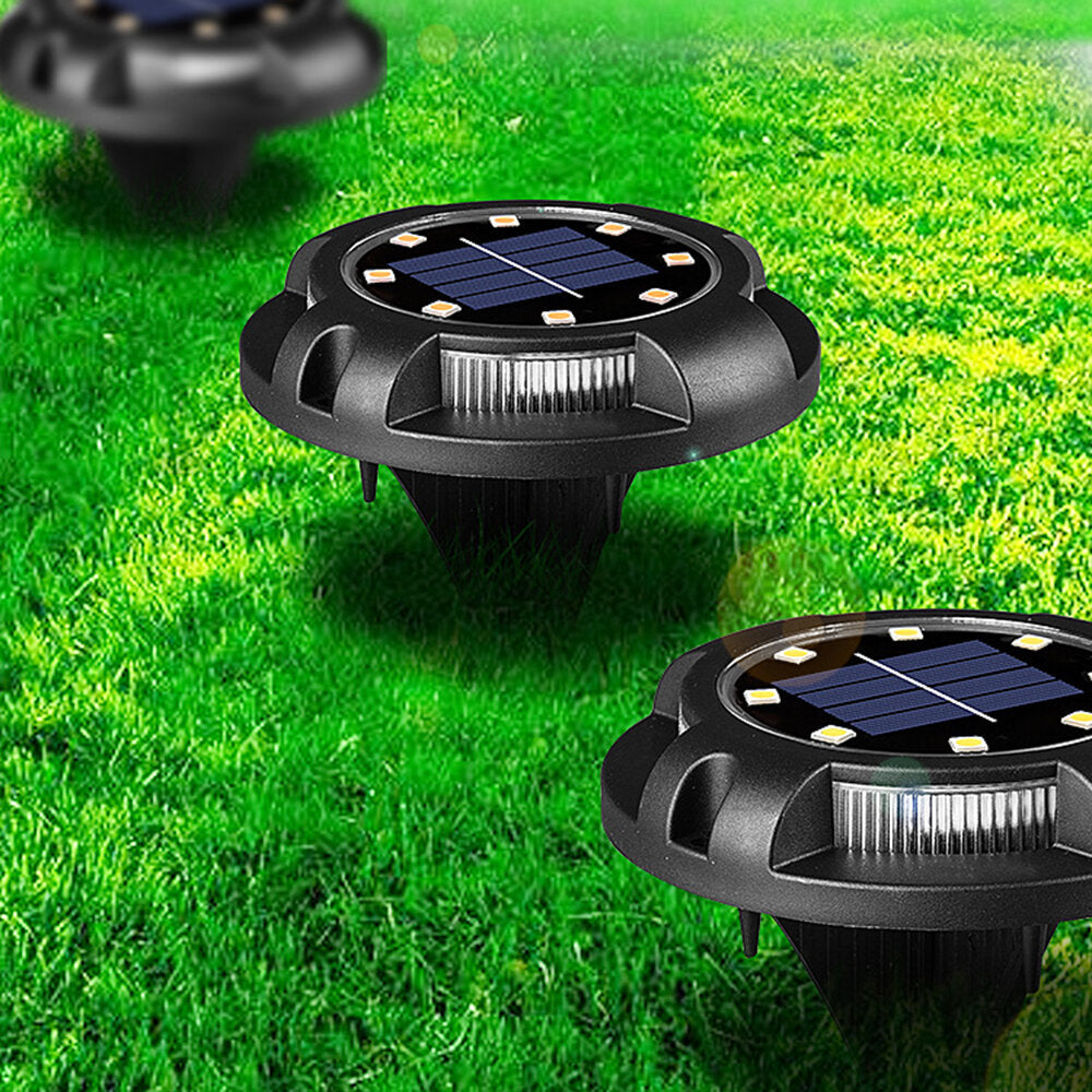 Outdoor Solar Powered Ground Light IP67 Waterproof Landscape Lighting for Pathway Garden Yard Walkway Pool Image 5