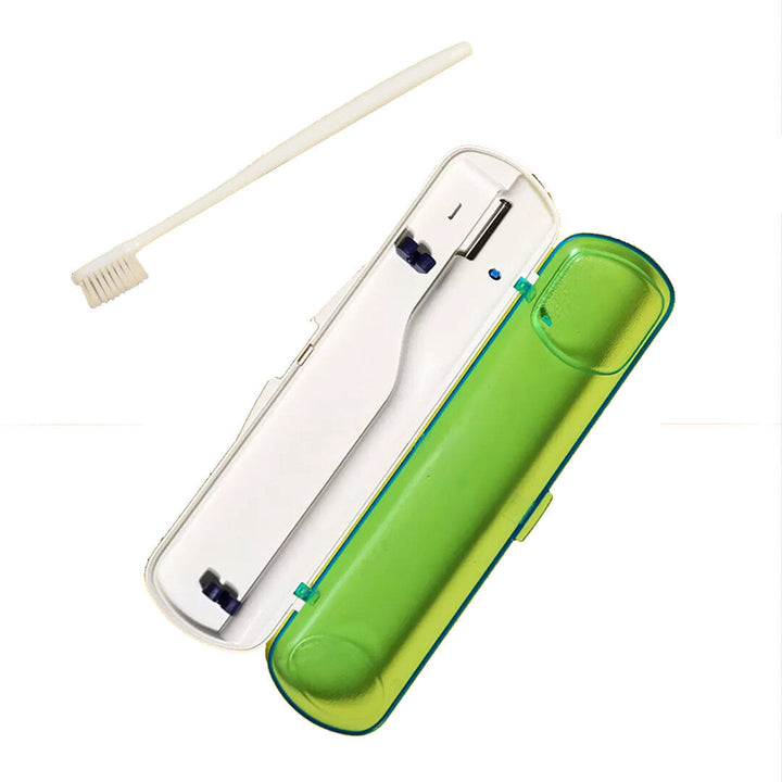 Outdoor Travel Portable Toothbrush Disinfection Case Storage Box UV Toothbrush Sterilizer Oral Hygiene Home Clean Image 1