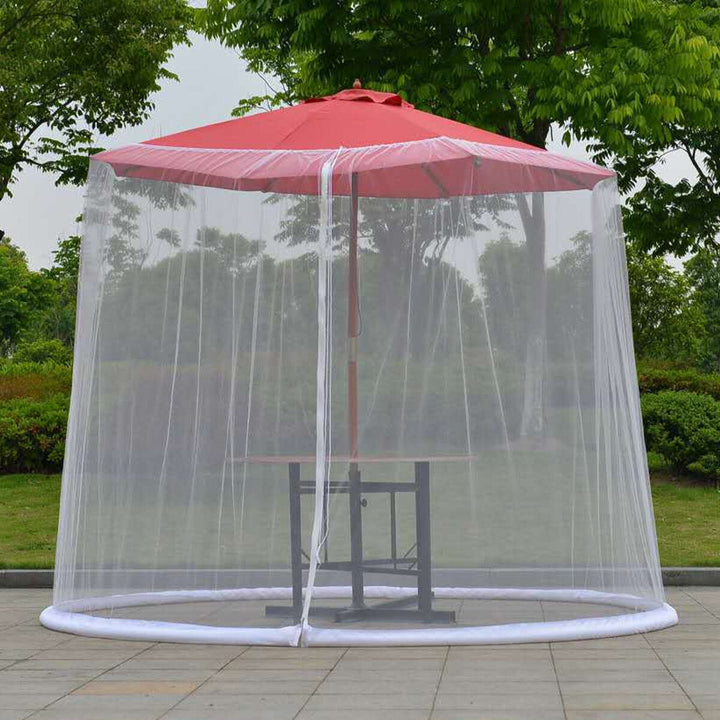 Outdoor Umbrella Table Screen Enclosure Mosquito Net Patio Picnic Net Cover Sunshade Anti-mosquito Nets Image 2