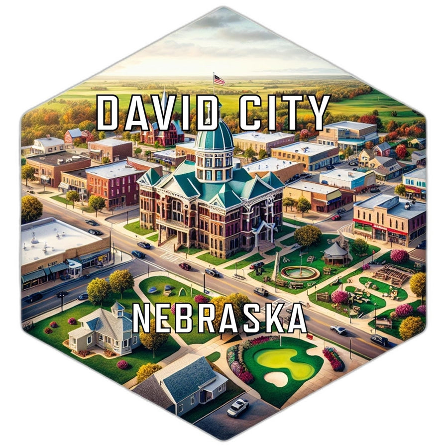 David City Nebraska Travel Destination Souvenir Vinyl Decal Sticker Image 1