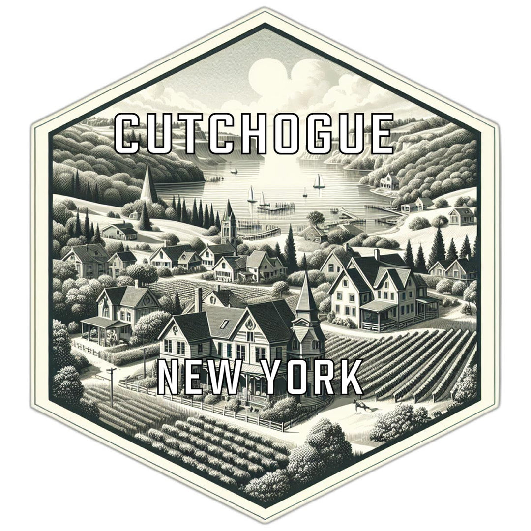 Cutchogue York Travel Destination Souvenir Vinyl Decal Sticker Image 1