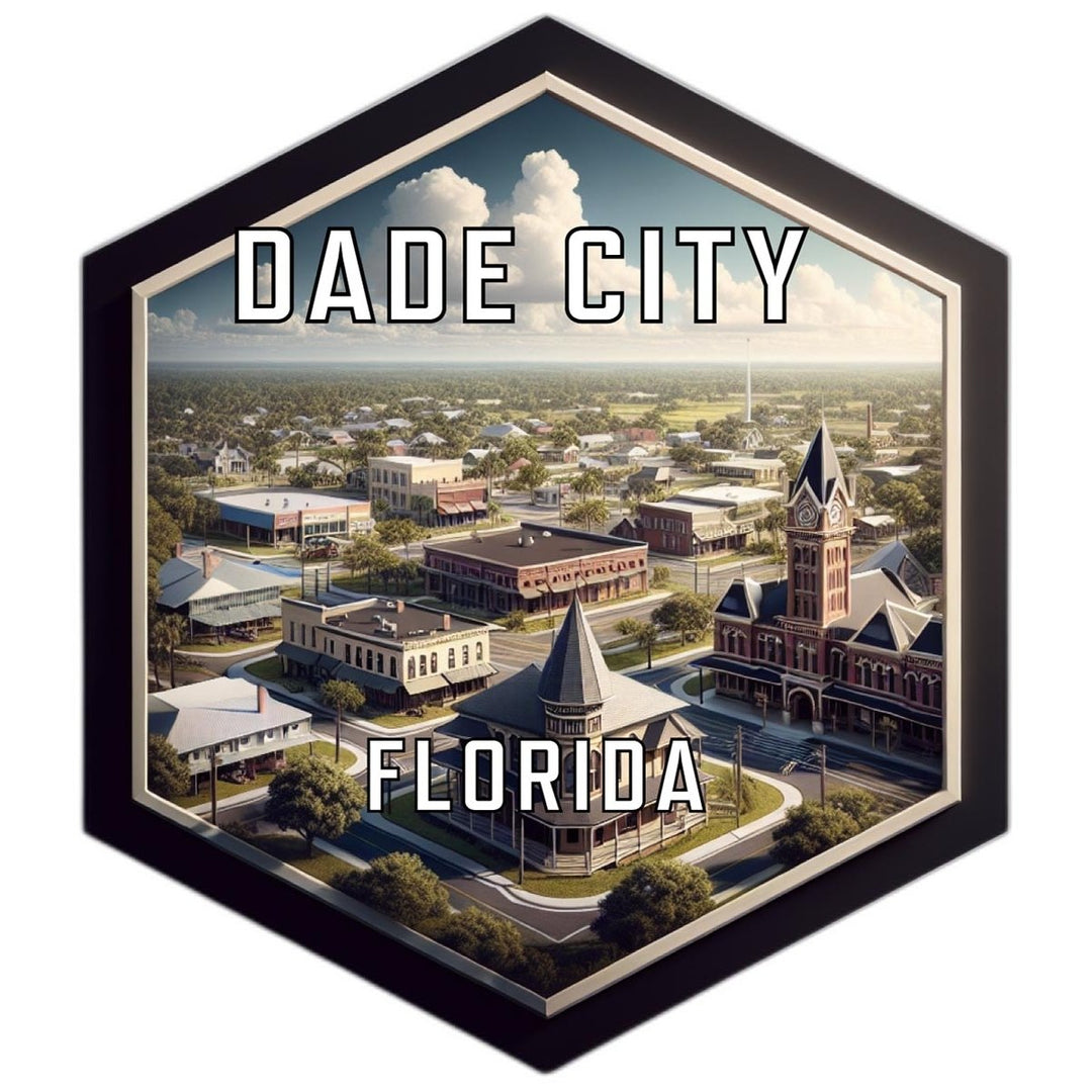 Dade City Florida Travel Destination Souvenir Vinyl Decal Sticker Image 1